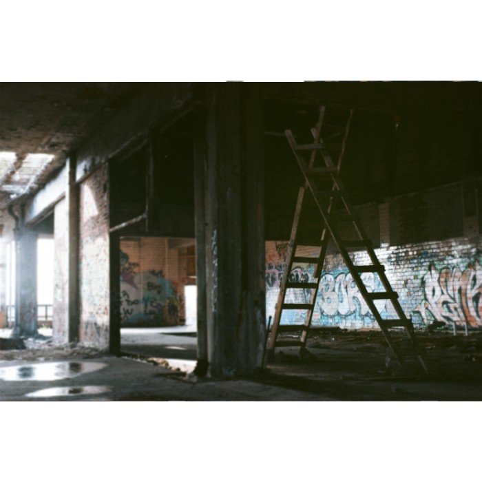 abandoned urbex shadows building ladders